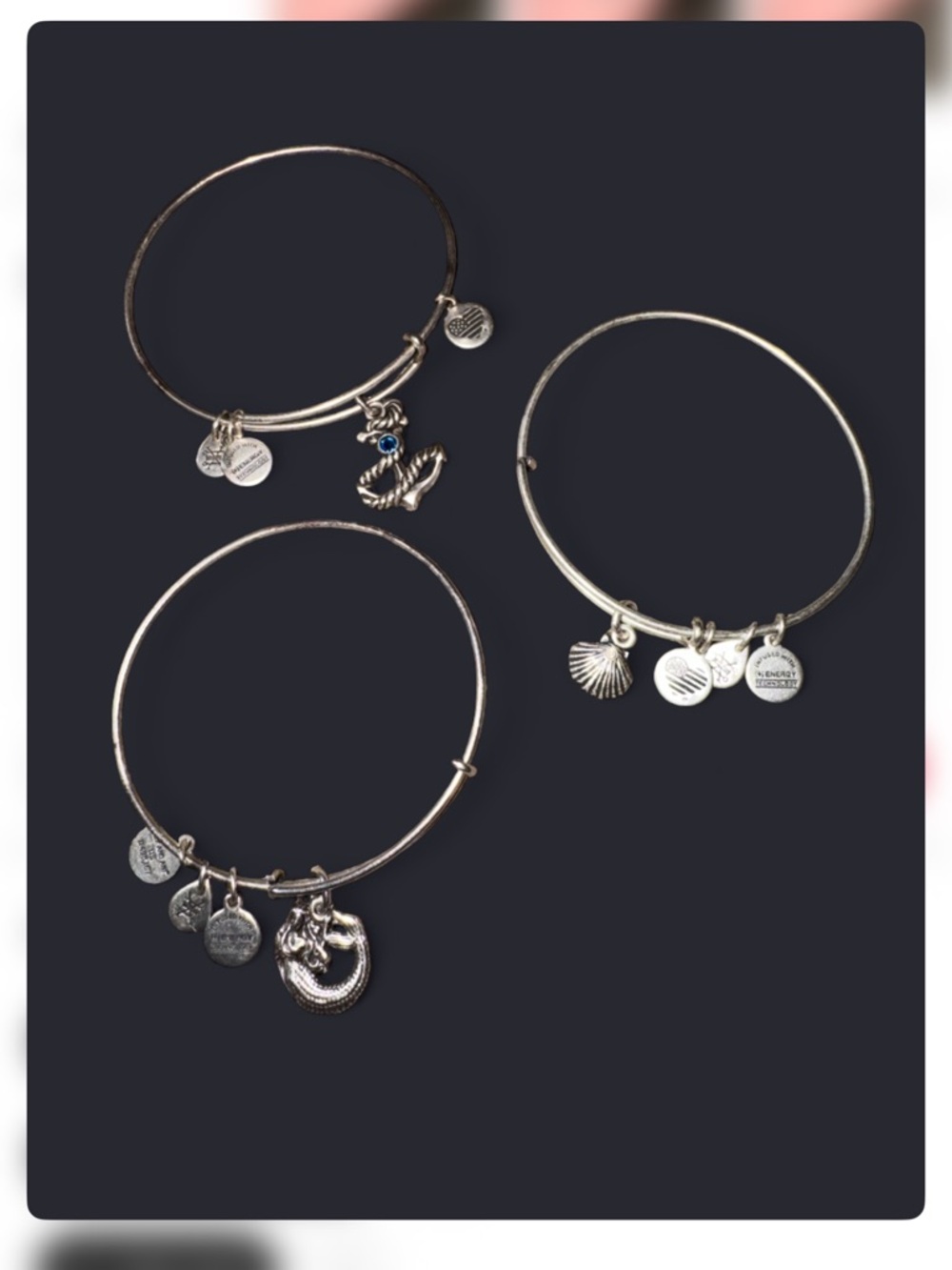 Alex and Ani Silver-Tone Nautical Set